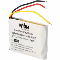 vhbw - the clever way - Batterie de rechange de haute qualité avec une grande autonomie et compatible avec votre casque audi ...