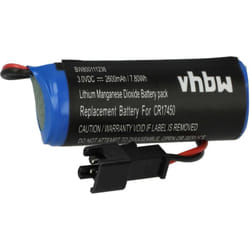 Vhbw - Batterie remplacement pour CR17450E-R, CR17450ER, CR17450 pour plc Contrôleur Logique Programmable (2600mAh, 3V, Li-ion)