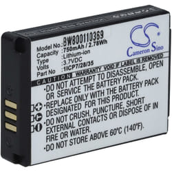 Vhbw - 1x Batterie compatible avec Parrot zik 2,0, 3 casque audio, écouteurs sans fil (750mAh, 3,7V, Li-ion) - Remplacement pour 1ICP7/28/35,
