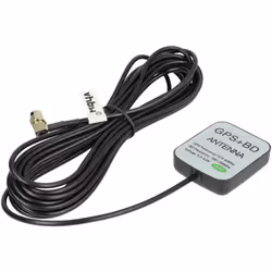 vhbw - the clever way Antenne GPS avec connexion SMA pour votre système de navigation GPS - Avec un pied magnétique pour un m ...
