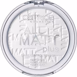 CATRICE All Matt Plus Shine Control, 001 Universal, 10 g, Universel, Toutes couleurs de peau, Universal, Neutre, Pot, Poudre  ...