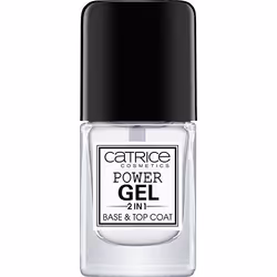 CATRICE Power 2in1 Base &amp; Top, 10,5 ml, Transparent, ETHYL ACETATE, NITROCELLULOSE, ACETYL TRIBUTYL CITRATE, ADIPIC ACID/ ...