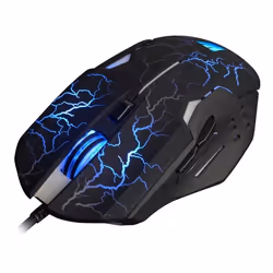 WASDkeys 0005-M200, Ambidextre, Laser, USB, 2500 DPI, Noir