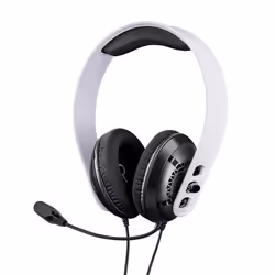 Raptor Gaming RG-H200-W, Avec fil, Jouer, Casque, Noir, Blanc