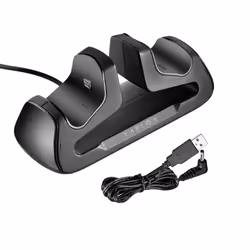 Raptor Gaming RG-CS100-P4 chargeur d'appareils mobiles Manettes de jeu Noir USB Intérieure
