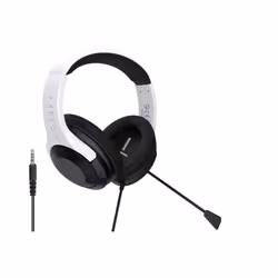 Raptor Gaming RG-H300-W, Avec fil, Jouer, Casque, Noir, Blanc