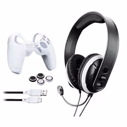 Raptor Gaming SK150, Avec fil, Jouer, Casque, Noir, Blanc