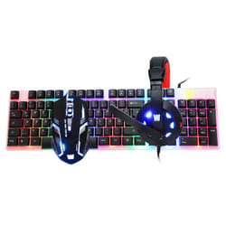 WASDkeys GS80 clavier Souris incluse USB Noir