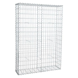 Estexo - Gabion à pierres en métal galvanisé 100x150x30 cm