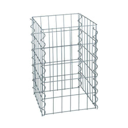 Estexo - Gabion à pierres colonne en métal galvanisé hauteur 50 / 100 / 150 / 200 cm 0,50 m
