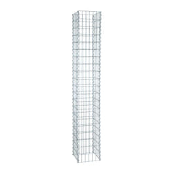 Estexo - Gabion à pierres colonne en métal galvanisé hauteur 50 / 100 / 150 / 200 cm 2,00 m