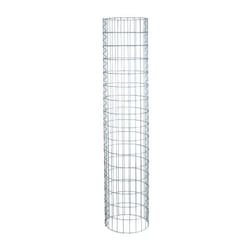 Estexo - Gabion de pierre colonne ronde en métal galvanisé ø 35 cm 1,60 m
