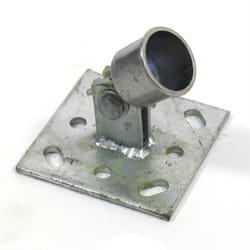 Estexo - Plaque de base Ø34mm Douille de sol Manchon de protection Poteau de clôture