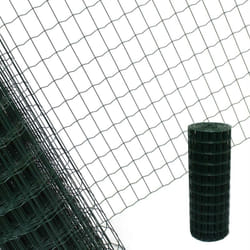 Clôture de jardin Clôture à mailles de chaîne 7,5x5cm Clôture 0,6x10 m