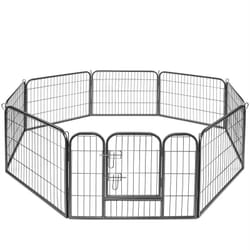 Estexo - Parcours pour chiots Enclos extérieur pour chiots Parc pour chiots Clôture chien 8x 80cmx60 cm