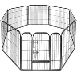 Estexo - Parcours pour chiots Enclos extérieur pour chiots Parc pour chiots Clôture chien 8x 80cmx100 cm