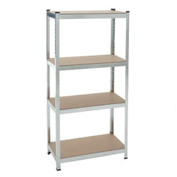 Estexo - tagère charge lourde Etagère d'atelier Etagère de sous-sol Etagère de rangement zingué / 160x80x40 cm l 320 kg