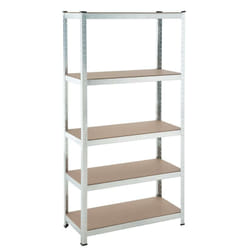 Estexo - tagère charge lourde Etagère d'atelier Etagère de sous-sol Etagère de rangement zingué / 180x90x40 cm l 350 kg