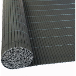 Brise vue de jardin balcon résistant en pvc Gris / 1,60 x 4 m