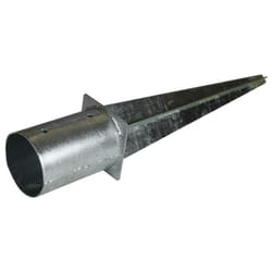 Estexo - Douille d'impact Manchon de sol rond ø 80100120mm 60 cm galvanisé Pied de poteau 100 mm