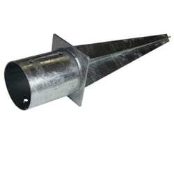 Douille d'impact Manchon de sol rond ø 80100120mm 60 cm galvanisé Pied de poteau 120 mm