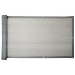 Brise vue jardin balcon en pehd 6 m gris / 90x600cm
