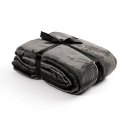 Estexo - Couverture confortable de vie 210x280cm couverture en flanelle couvre-lit xxxl graphit