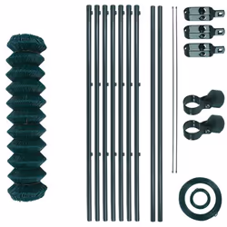 Notre kit de clôture en treillis métallique contient toutes les pièces individuelles nécessaires à l' érection de la clôture  ...