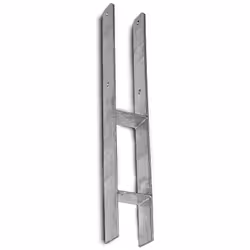 Les ancrages en H servent de supports de poteaux pour les structures en bois lourdes telles que les auvents, les pergolas ou  ...