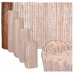 Le tapis d' intimité en écorce d' arbre Estexo® est idéal pour servir de brise-vue, d' ombrage, de cloison ou de décoration p ...
