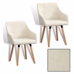 Nos chaises de salle à manger design Ilmar ont un aspect à la fois moderne et intemporel. Les accoudoirs se fondent dans le d ...