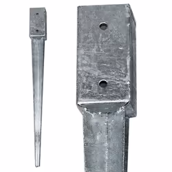 Un support ultra-rapide pour les poteaux de clôture, sans bétonnage. Il suffit de frapper le tirant de terre de la douille du ...