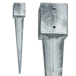 Estexo - Manchons à enfoncer manchon au sol ancrages au sol 750-900mm carrés galvanisés 121 x 121 mm / 750 mm