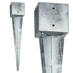 Estexo - Manchons à enfoncer manchon au sol ancrages au sol 750-900mm carrés galvanisés 141 x 141 mm / 750 mm