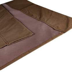 Housse de rechange de matelas double pour bain de soleil xxl en tissu marron