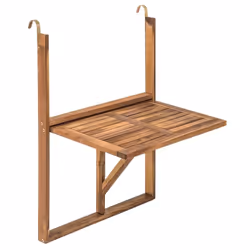 Description générale Profitez de moments inoubliables en extérieur avec cette table suspendue, idéale pour les petits balcons ...