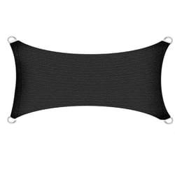 Estexo - Voile d'ombrage en polyéthylène anthracite / 4x6m (droit)