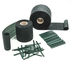 Brise vue de jardin en pehd 19 cm + attaches Vert / 35 m
