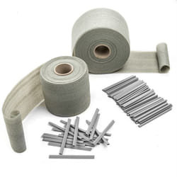 Brise vue de jardin en pehd 19 cm + attaches Gris / 35 m