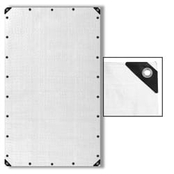 Estexo - Bâche en bois 90 g / m² Bâche pe blanche de protection de jardin de piscine 90 / 3x5