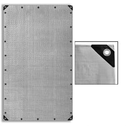 Estexo - Bâche de protection Bâche pour accessoires de jardin Bâche en bois Tissu pe gris 260 / 6x10