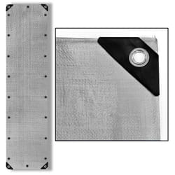 Estexo - Bâche de protection Bâche pour accessoires de jardin Bâche en bois Tissu pe gris 260 / 1,5x6