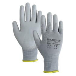 Estexo - Gants de montage gants de travail 12x gants de mécanicien gants en nylon gris / 7/S