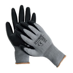Estexo - Gants d'assemblage Gants de mécanicien 12x gants nitrile gris noir 7/S