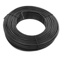Fil de tension pour clôture en métal galvanisé 3,8 mm anthracite ral 7016 / 3,8 mm x 80 m