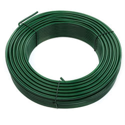 Estexo - Fil de tension pour clôture en métal galvanisé 3,8 mm vert mousse ral 6005 / 3,8 mm x 55 m