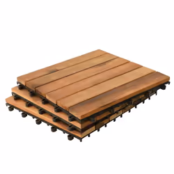 Ces carreaux de bois en bois d' acacia ont un grain de bois naturel avec une belle couleur. La surface en bois est huilée et  ...