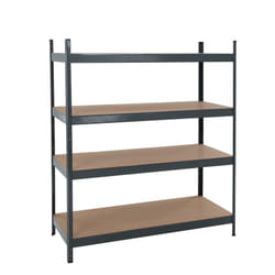 Estexo - Etagère boulonnée Etagère large portée 180x160x60cm Galvanisé gris