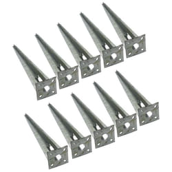 Manchon d'impact Support de poteau Manchon de sol 10 pièces Ancrage au sol