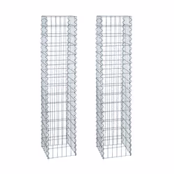 Description générale Notre colonne en gabion est parfaite pour créer des jardins décoratifs. Utilisez-la comme un élément uni ...